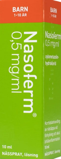 Nasoferm Nässpray 0,5 Mg/ml 10 ml