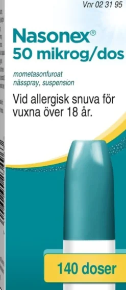 Nasonex Nässpray Suspension 50 µg/dos 140 doser