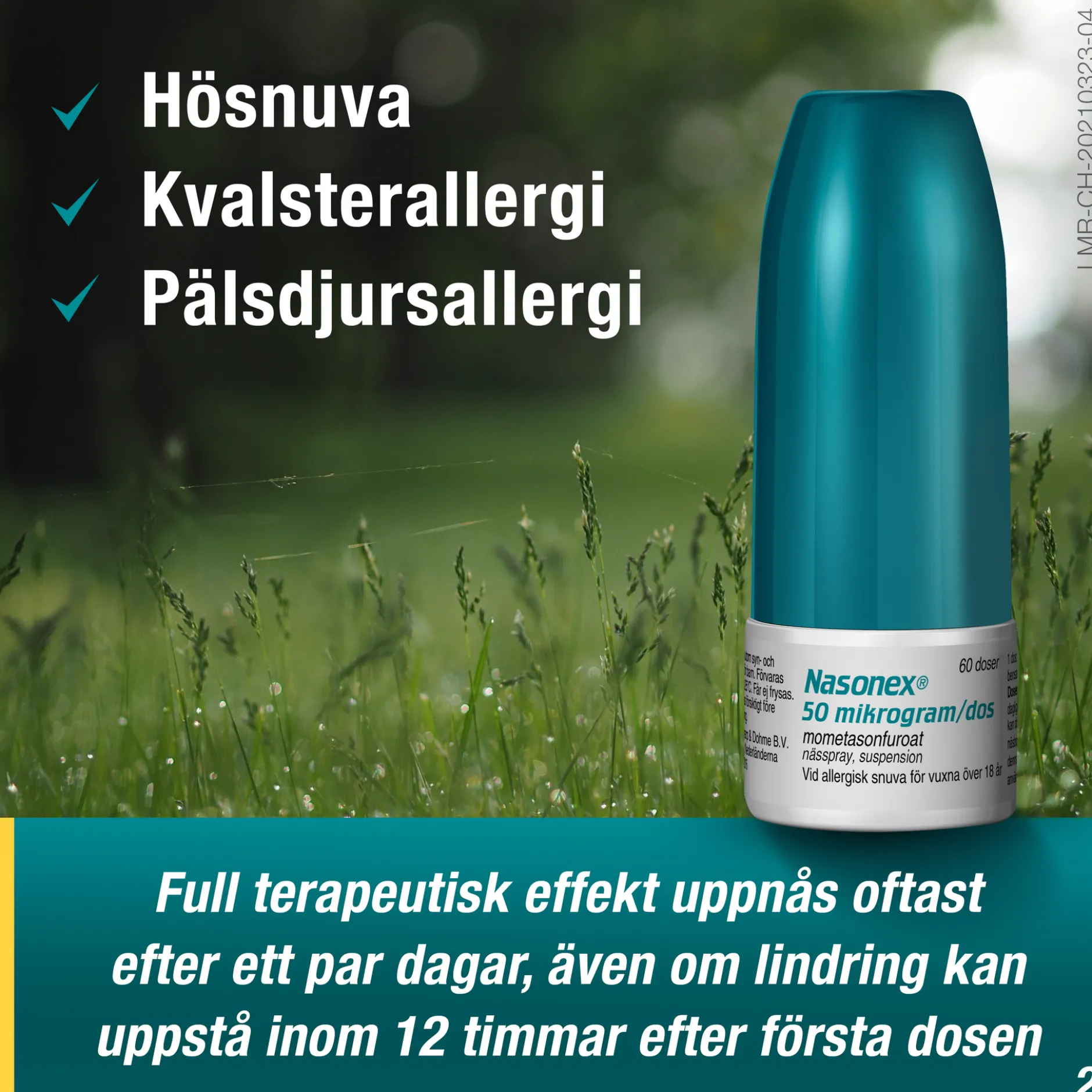 Nasonex Nässpray Suspension 50 µg/dos 60 doser