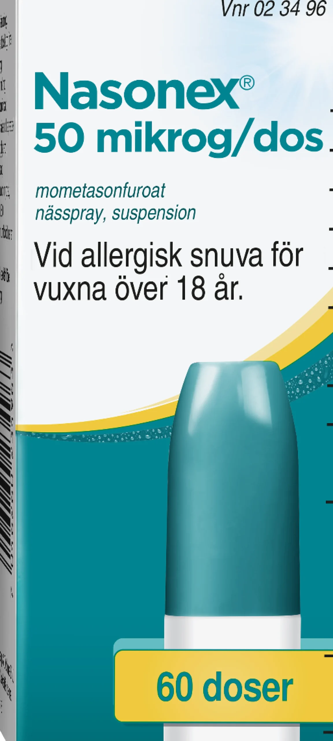 Nasonex Nässpray Suspension 50 µg/dos 60 doser