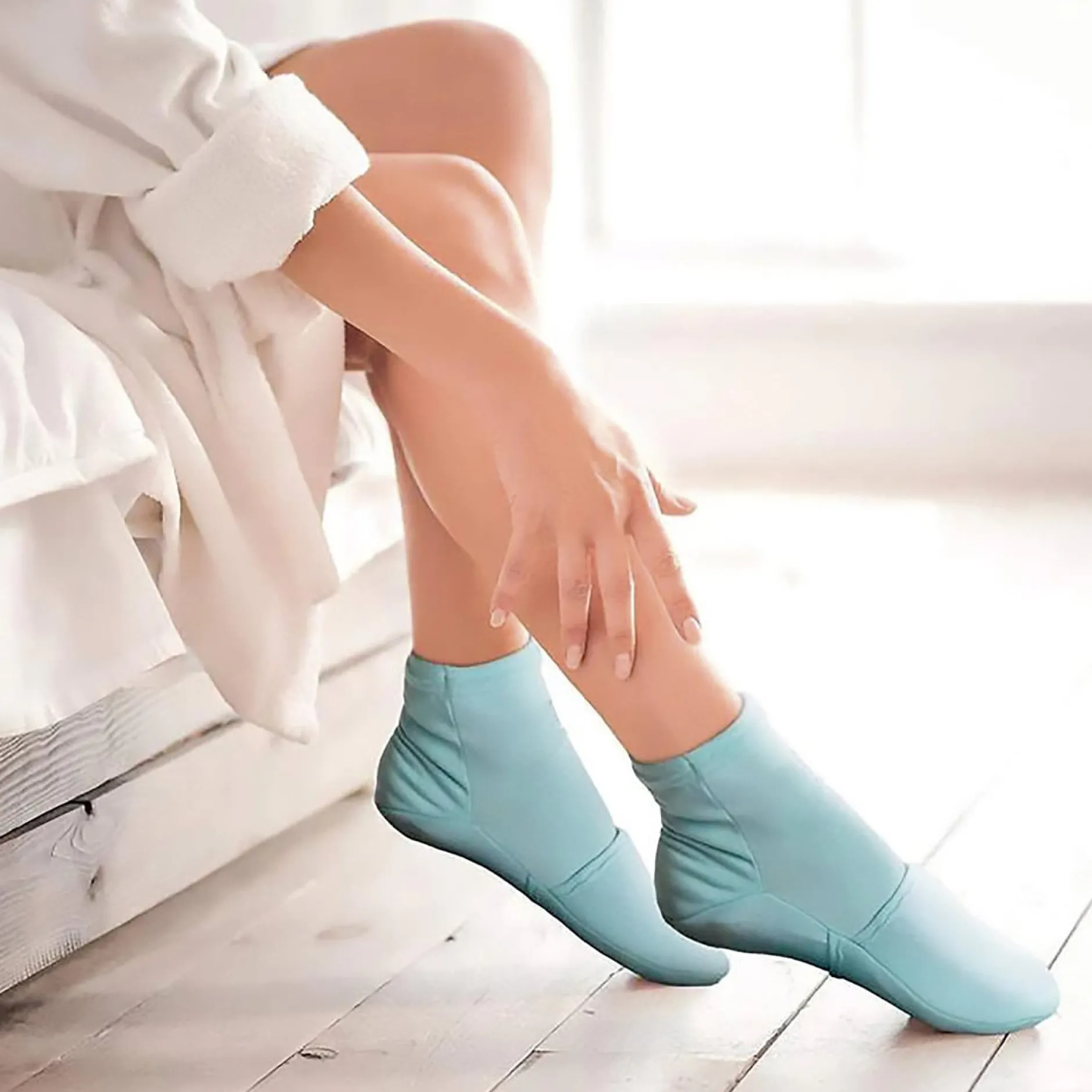 NatraCure värme/kylterapi sockor S/M 1 par grön