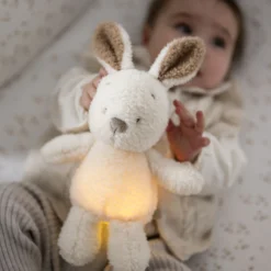 Nattou Sleepy Teddy Nattlampa Mini Kanin Vanilj