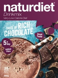 Naturdiet Drinkmix VLCD Rich Chocolate 25 st