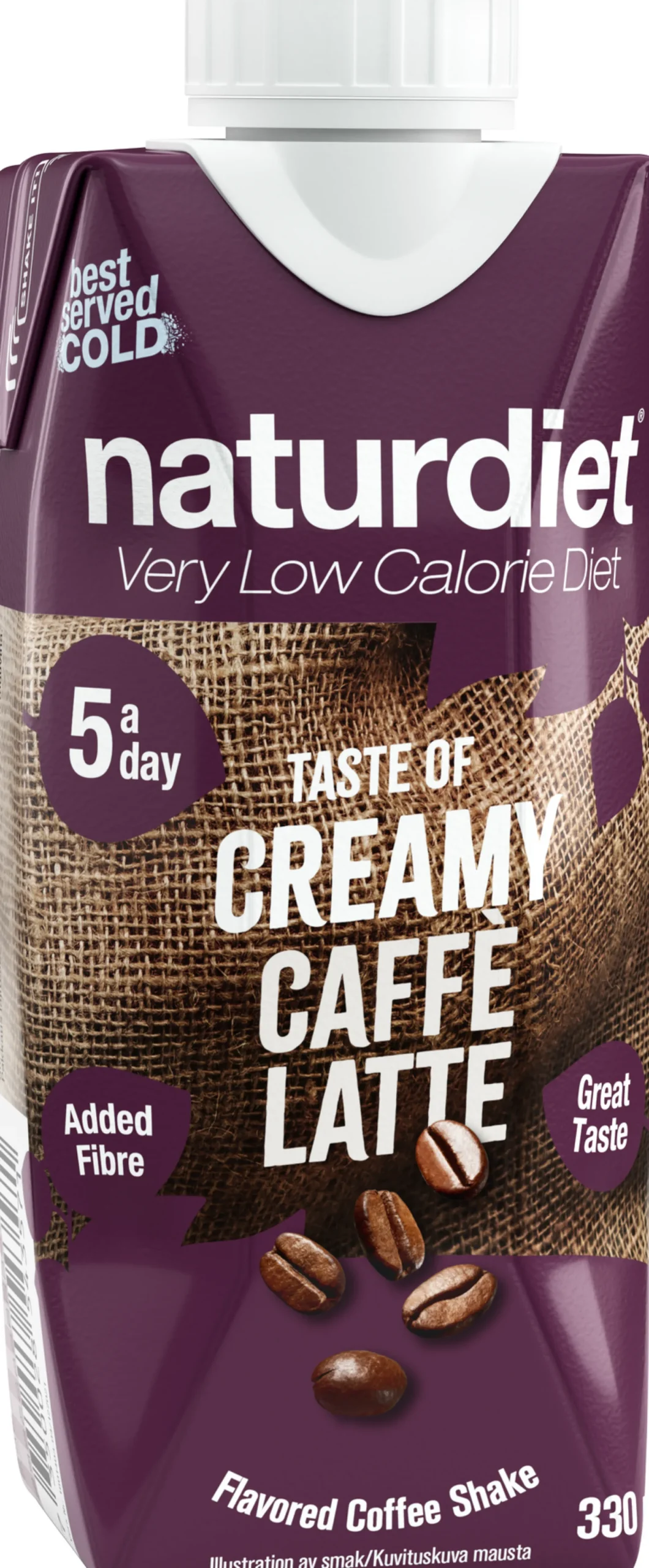 Naturdiet VLCD Creamy Caffe Latte Shake 330 ml
