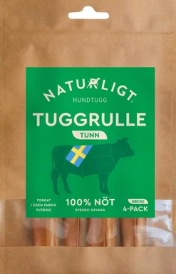 Naturligt Tuggrulle tunn 4 st