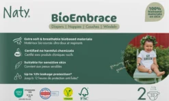 Naty Blöjor BioEmbrace strlk 2, 33 st