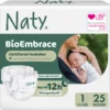 Naty Blöjor BioEmbrace strlk 1, 25 st