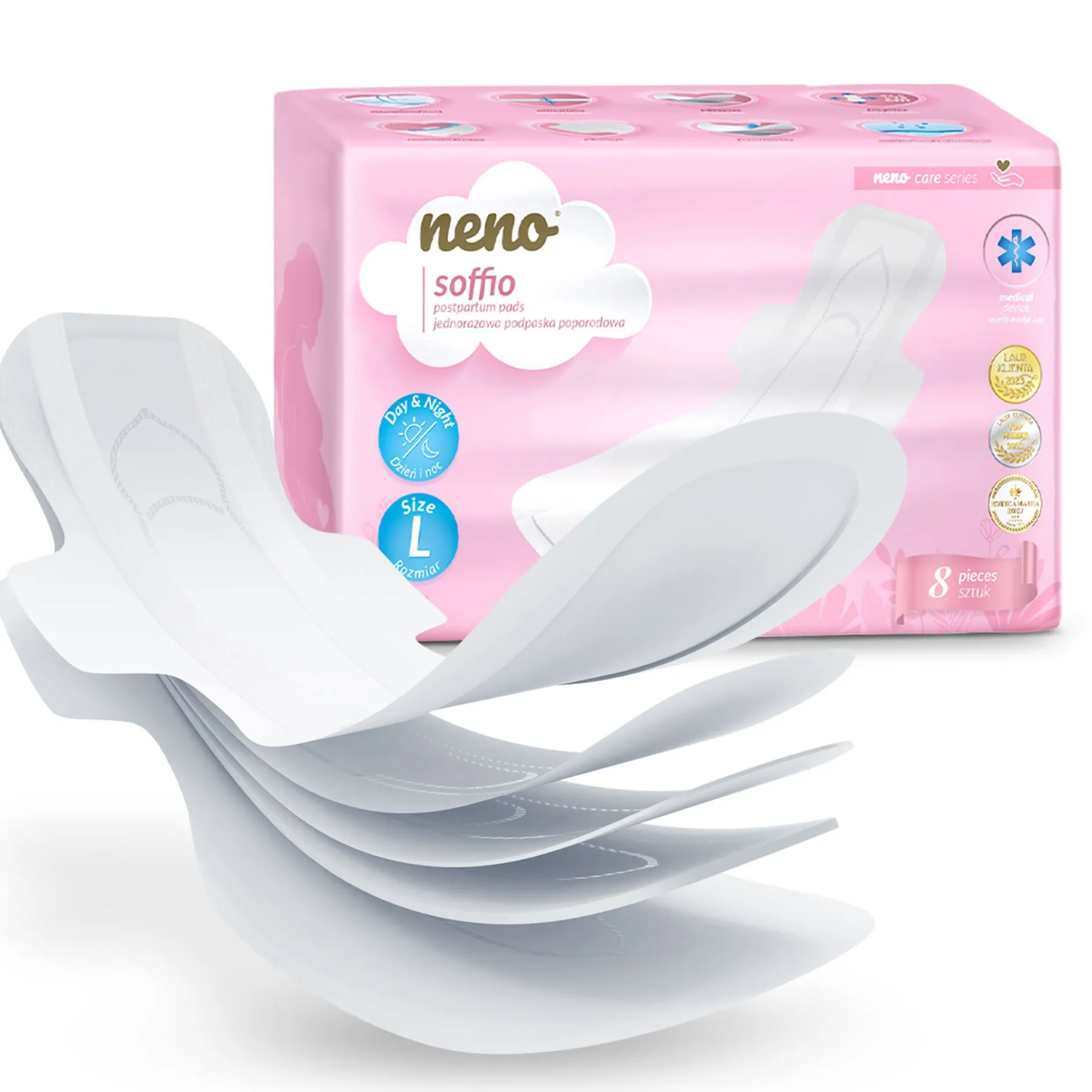 NENO PostPartum Pads Soffio 8 st