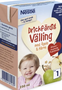Nestlé Drickfärdig Välling Äpple & Päron 12 månader 250 ml