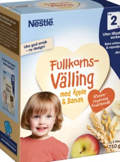 Nestlé Fullkornsvälling Äpple & Banan 2 år 750 g