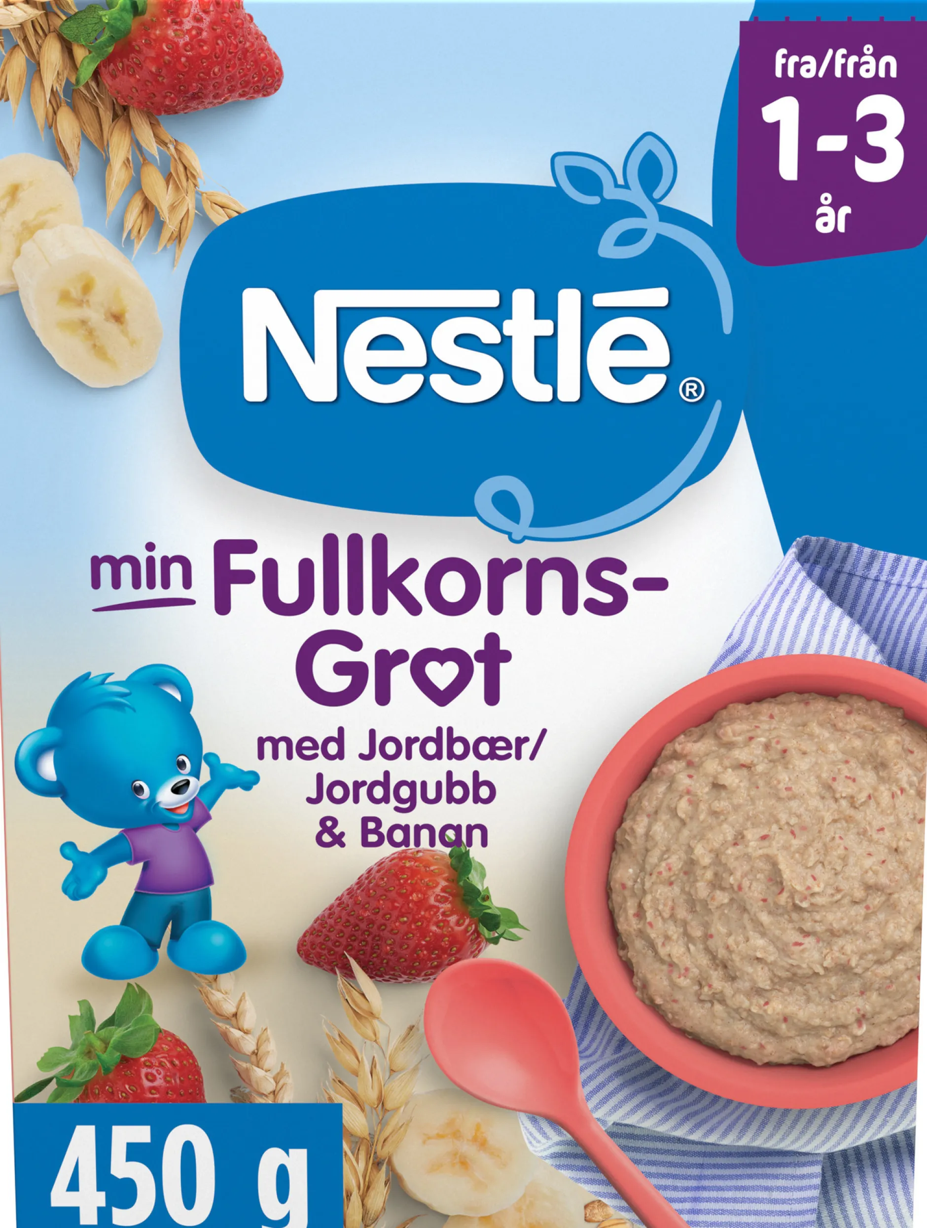 Nestlé Min Fullkornsgröt 1-3 år450g