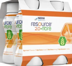 Nestlé Resource 2.0+Fibre Aprikos 4 x 200 ml