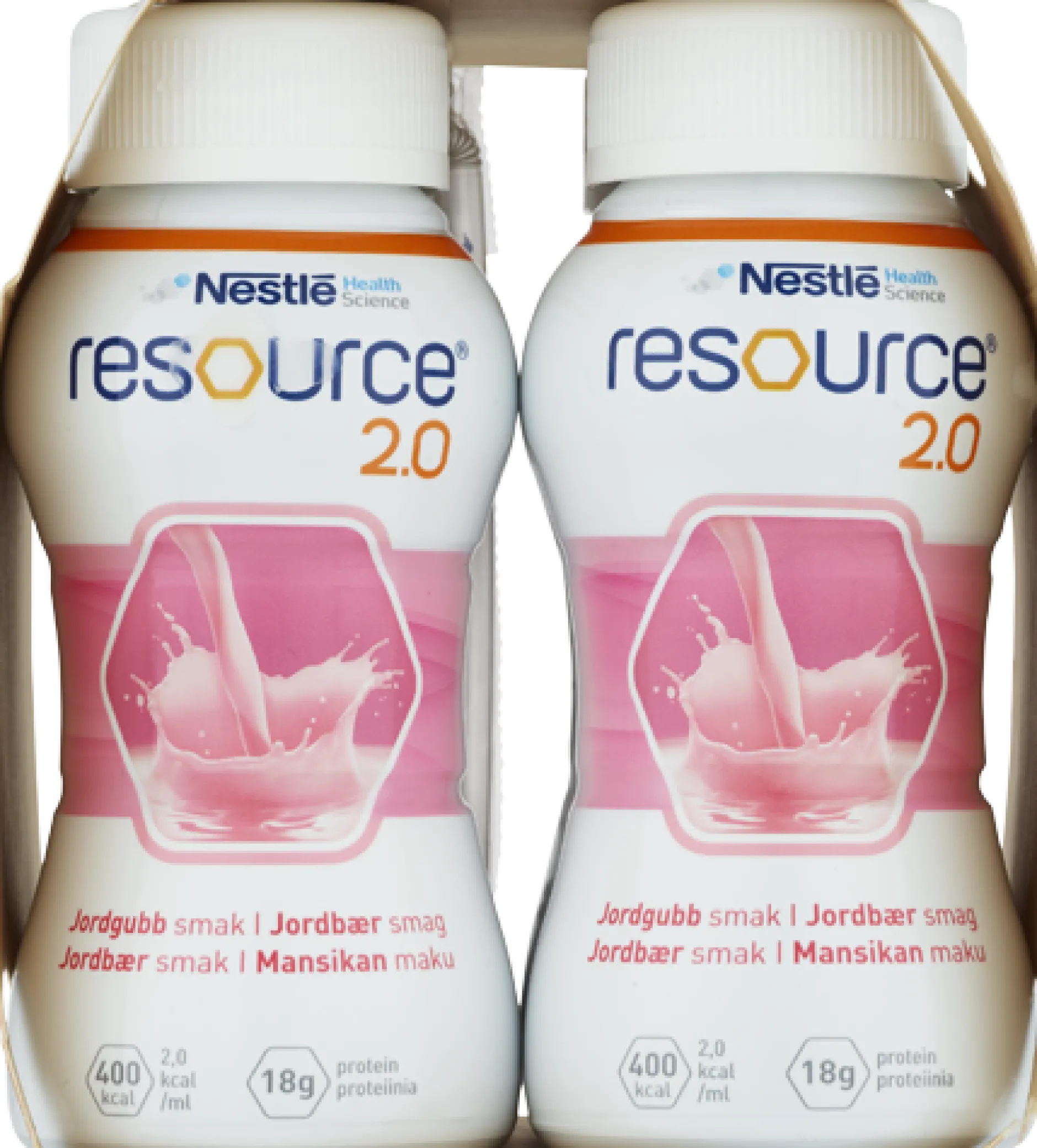 Nestlé Resource 2.0 Jordgubb 4 x 200 ml