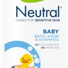 Neutral Baby Bath & Shampoo Wash Duschtvål för känslig hud 250 ml