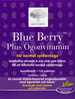 New Nordic Blue Berry Plus Ögonvitamin 120 st