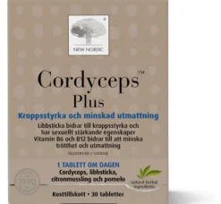 New Nordic Cordyceps Plus 30 tabletter