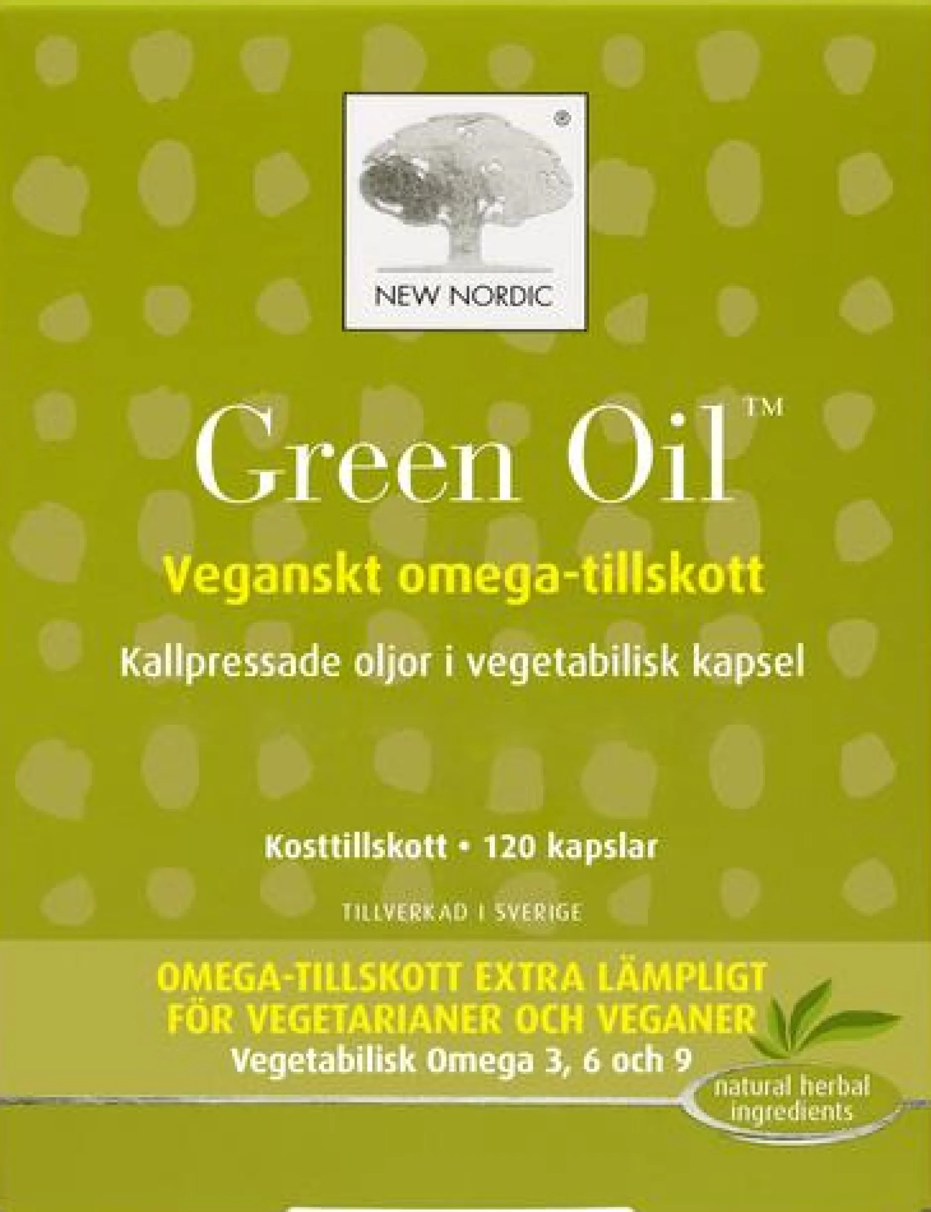 New Nordic Green Oil 120 st