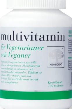 New Nordic Multivitamin för Vegetarianer och Veganer 120 st