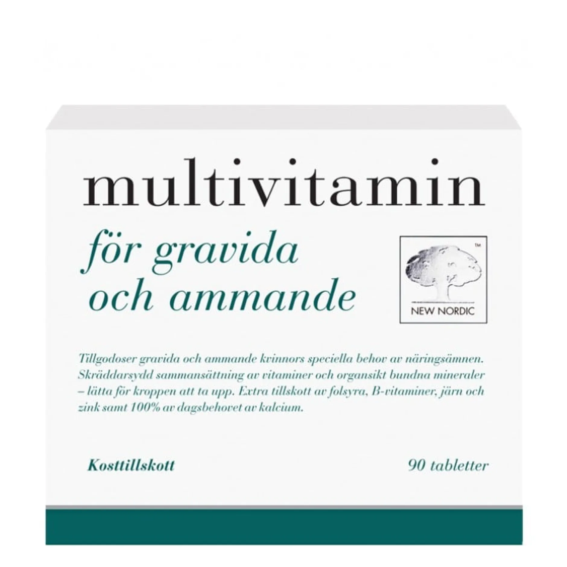 New Nordic Multivitamin Gravida & Ammande 90 st