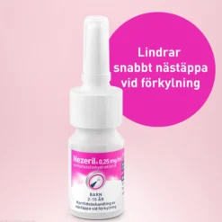 Nezeril 0,25mg/ml Nässpray (utan konserveringsmedel) 7,5 ml