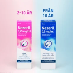 Nezeril 0,25mg/ml Nässpray (utan konserveringsmedel) 7,5 ml