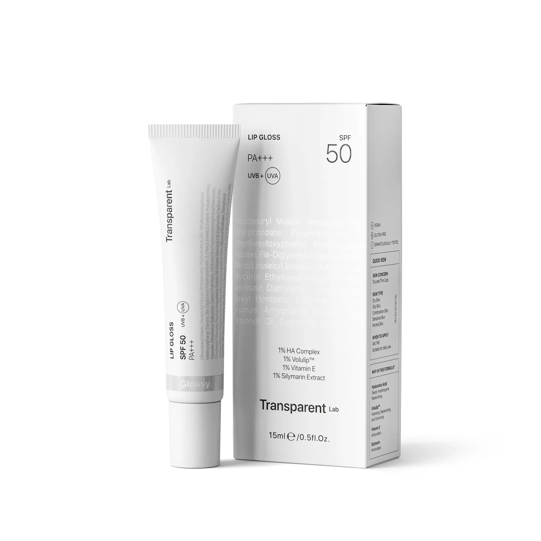Niche Beauty Lab Lipgloss Spf 50 Glossy 15 ml