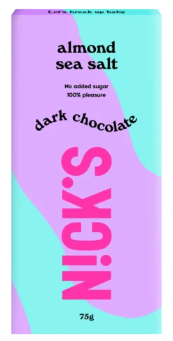 Nick's Dark Chocolate Sea Salt 75g