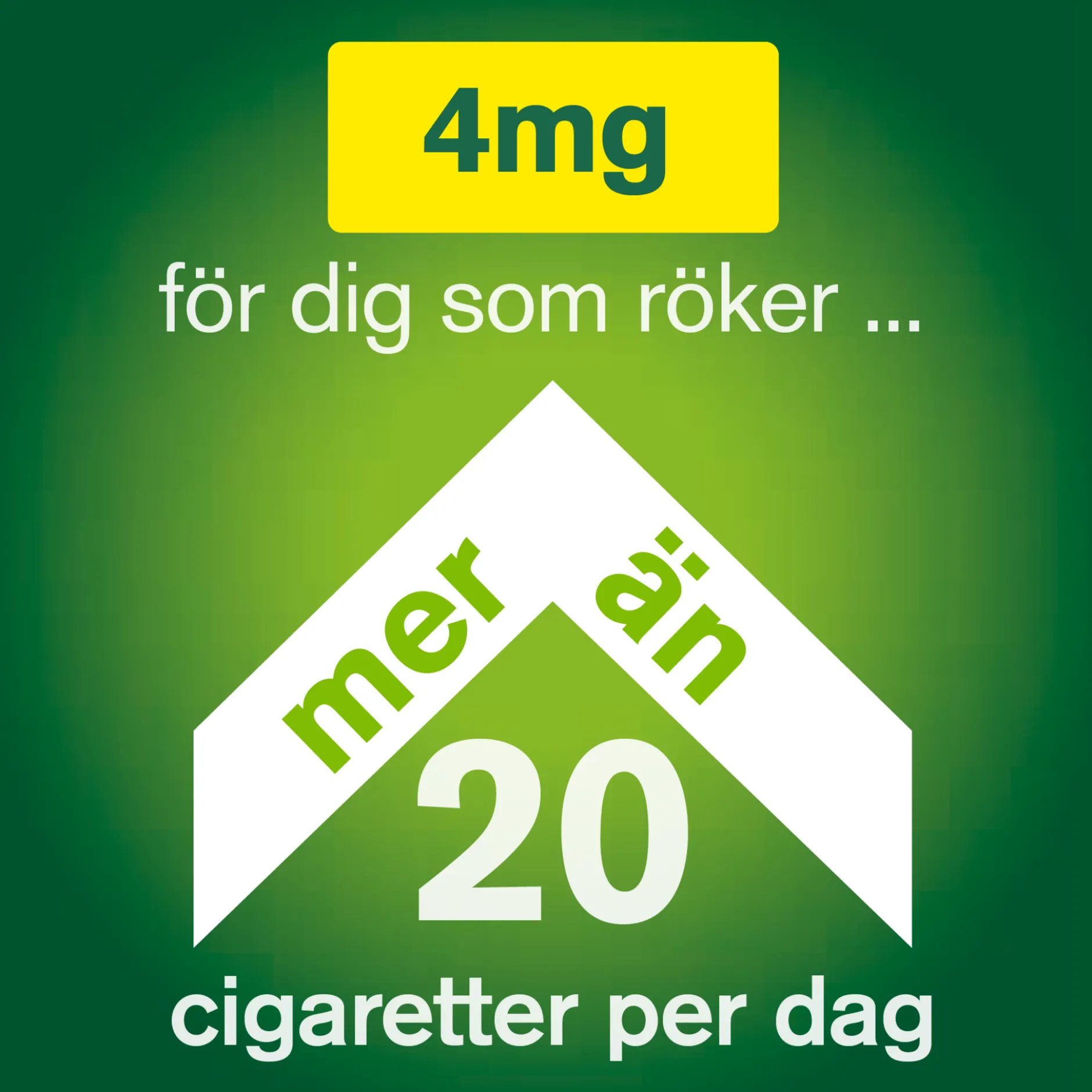 Nicorette Fruktmint Medicinskt Tuggummi 4 mg 210 st