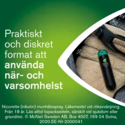 NicoretteFruktmintMunhålespray 1 mg/spray 2 x 150 spraydoser