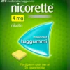 Nicorette Medicinskt Tuggummi 4 mg 210 st