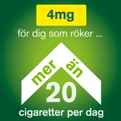 Nicorette Mentolmint Medicinskt Tuggummi 4 mg 210 st