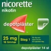 Nicorette Novum Depotplåster 25 mg 14 st