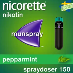 Nicorette Pepparmint Munhålespray Lösning 1 mg/spray 150 doser