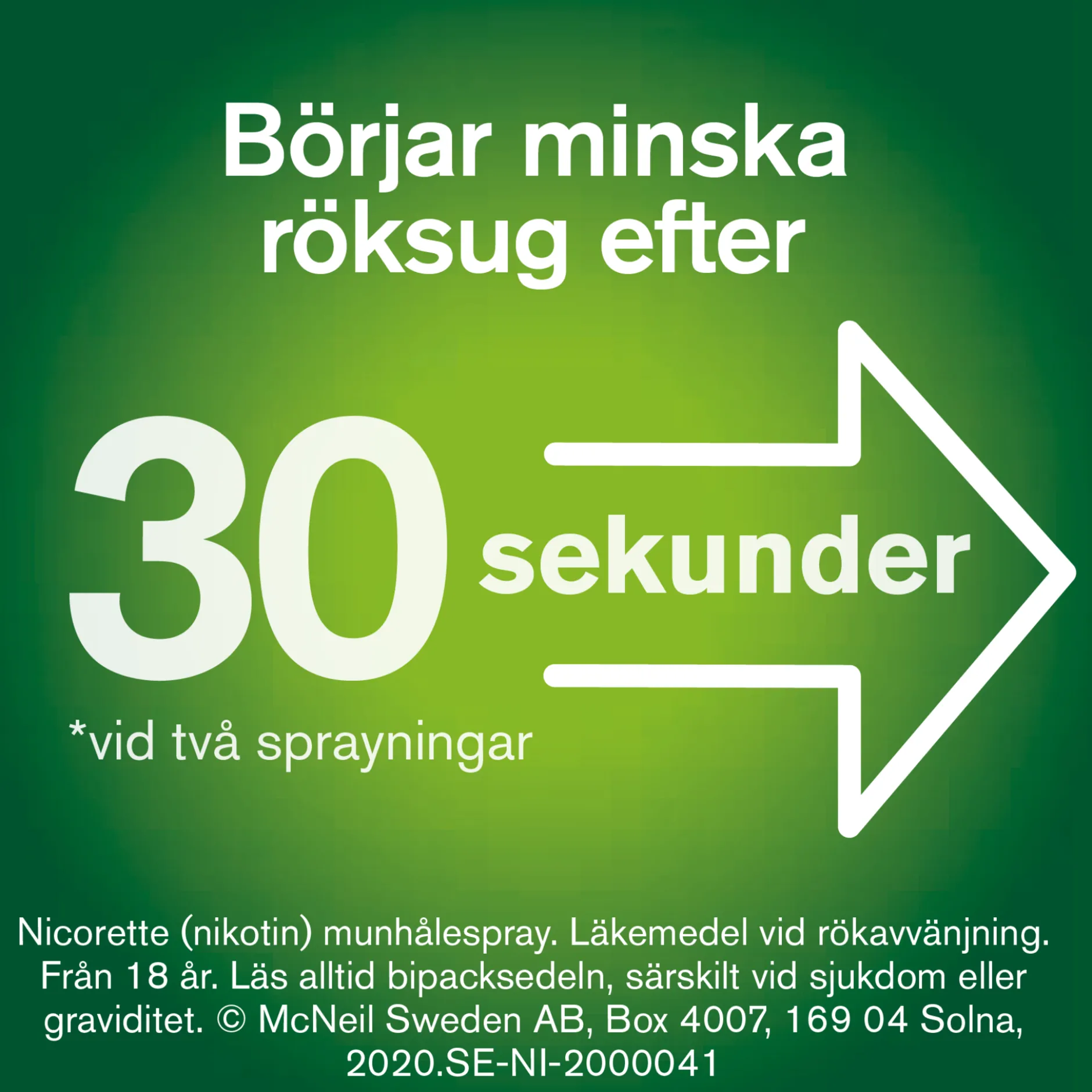 Nicorette Pepparmint Munhålespray 1 mg/spray 2 x 150 spraydoser