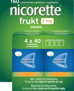 Nicorette sugtablett Frukt 2mg 160st
