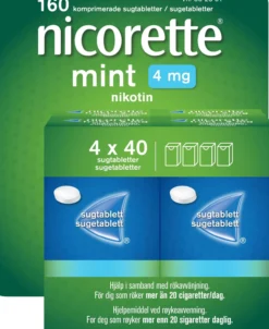 Nicorette sugtablett Mint 4mg 160st