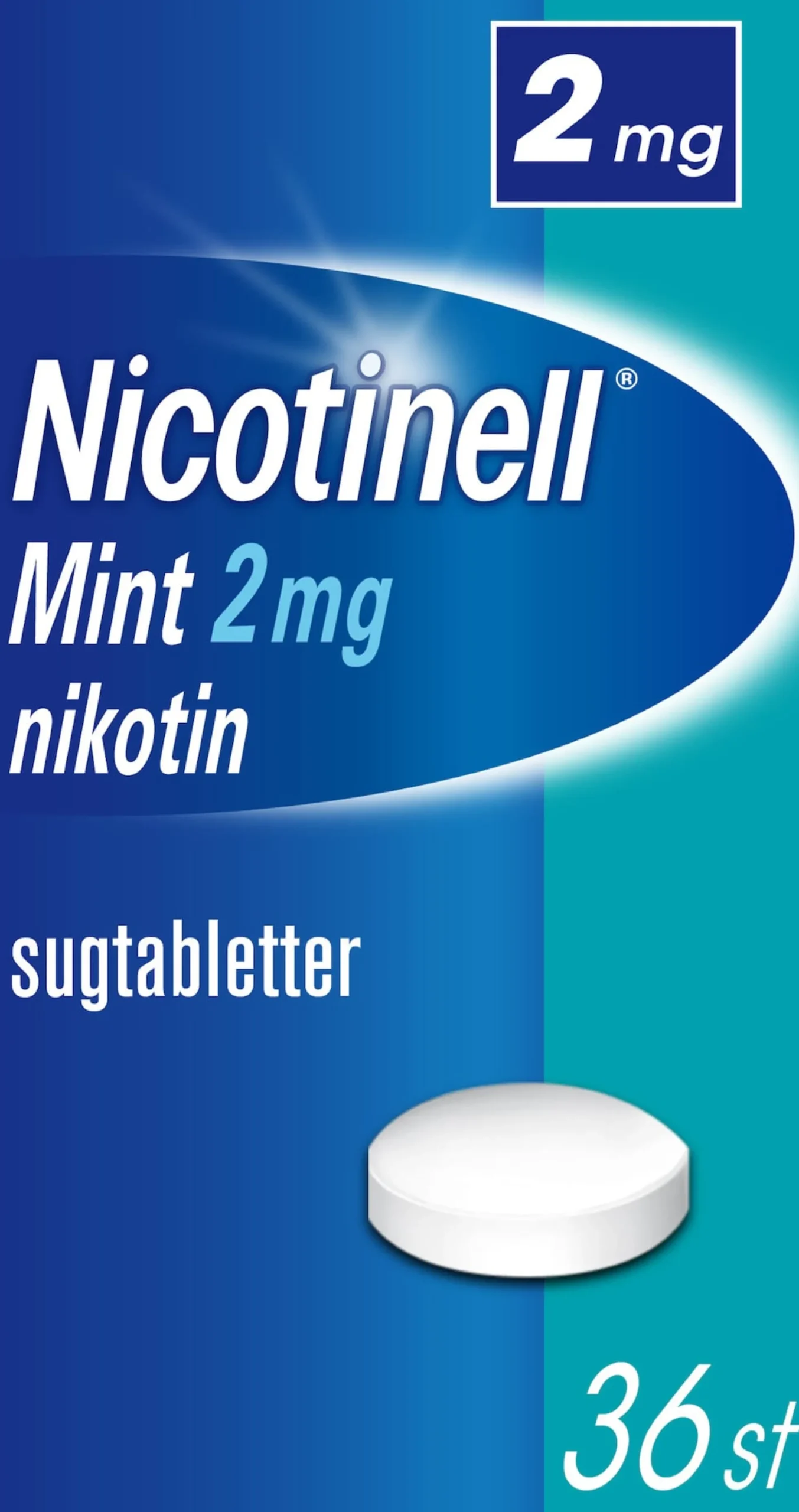 Nicotinell Mint 2 mg Komprimerade Sugtabletter 36 st