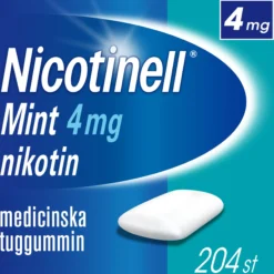 Nicotinell Mint 4mg Nikotin Medicinska tuggummin 204 st