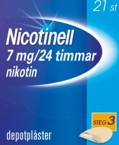 Nicotinell Nikotinplåster 7mg/24 timmar 21 depotplåster