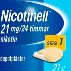 Nicotinell Nikotinplåster 21 mg/24 timmar Depotplåster 21 st