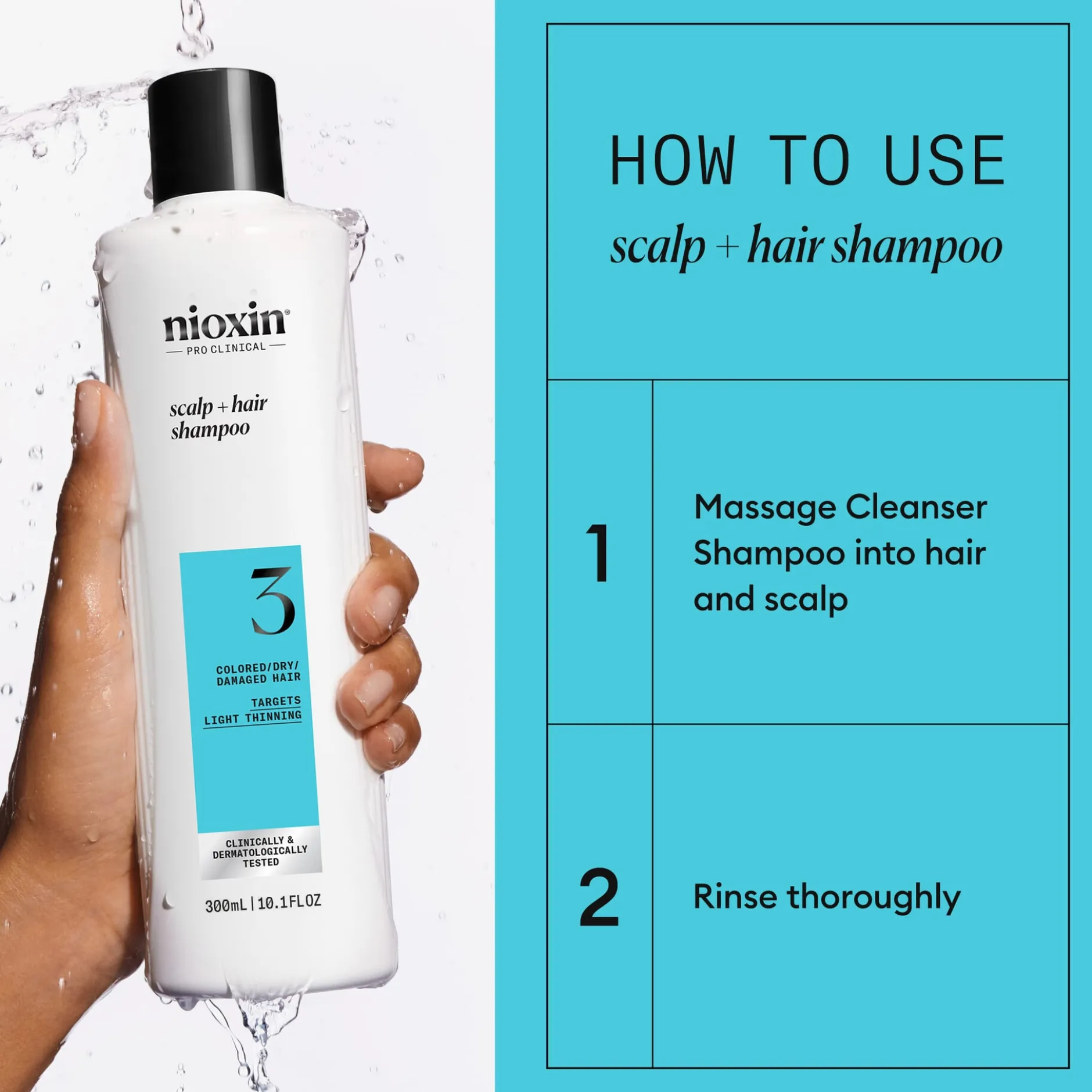 Nioxin System 3 Shampoo 300 ml