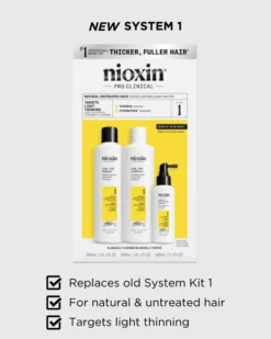Nioxin System 1 Trial Kit 350 ml