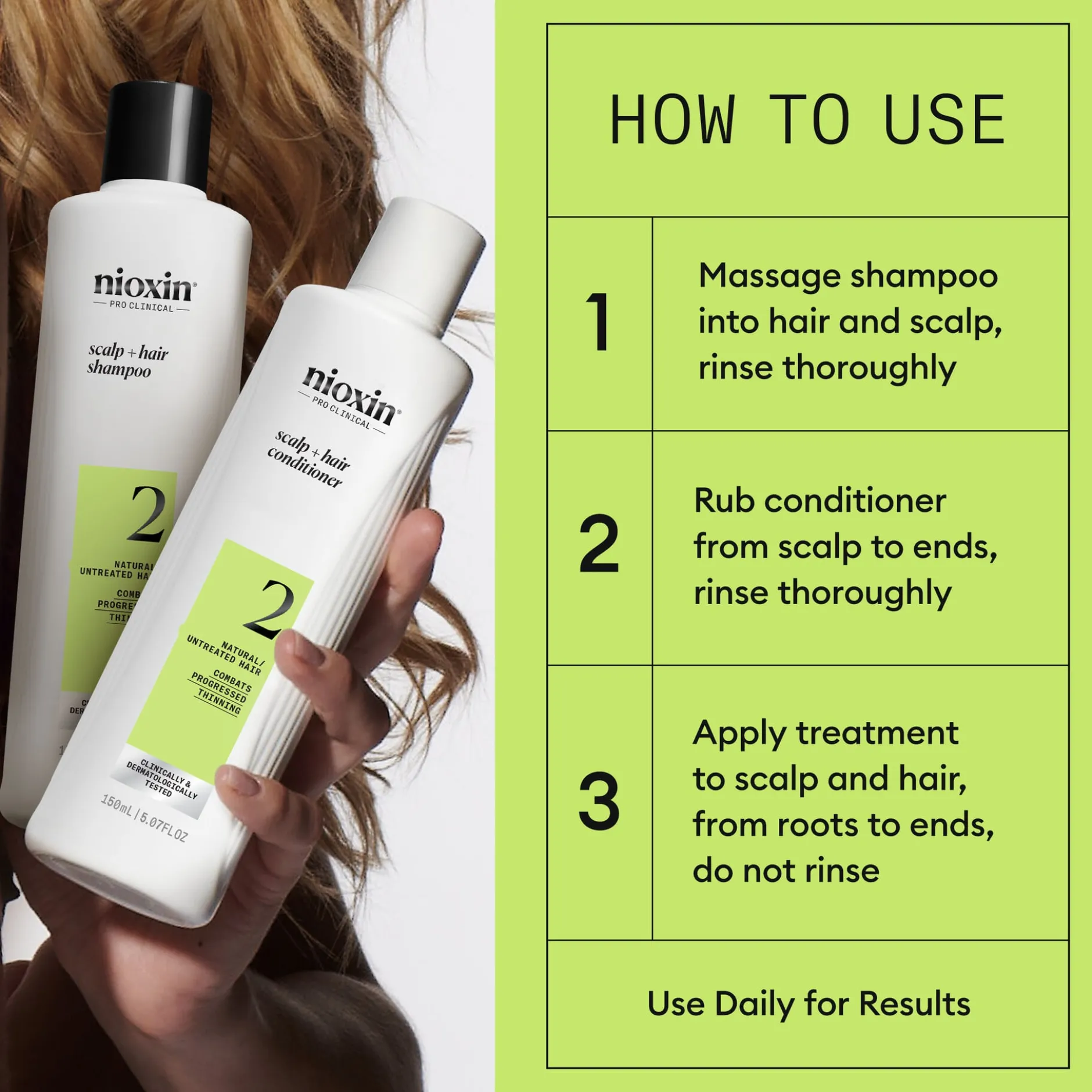 Nioxin System 2 Trial Kit 340 ml
