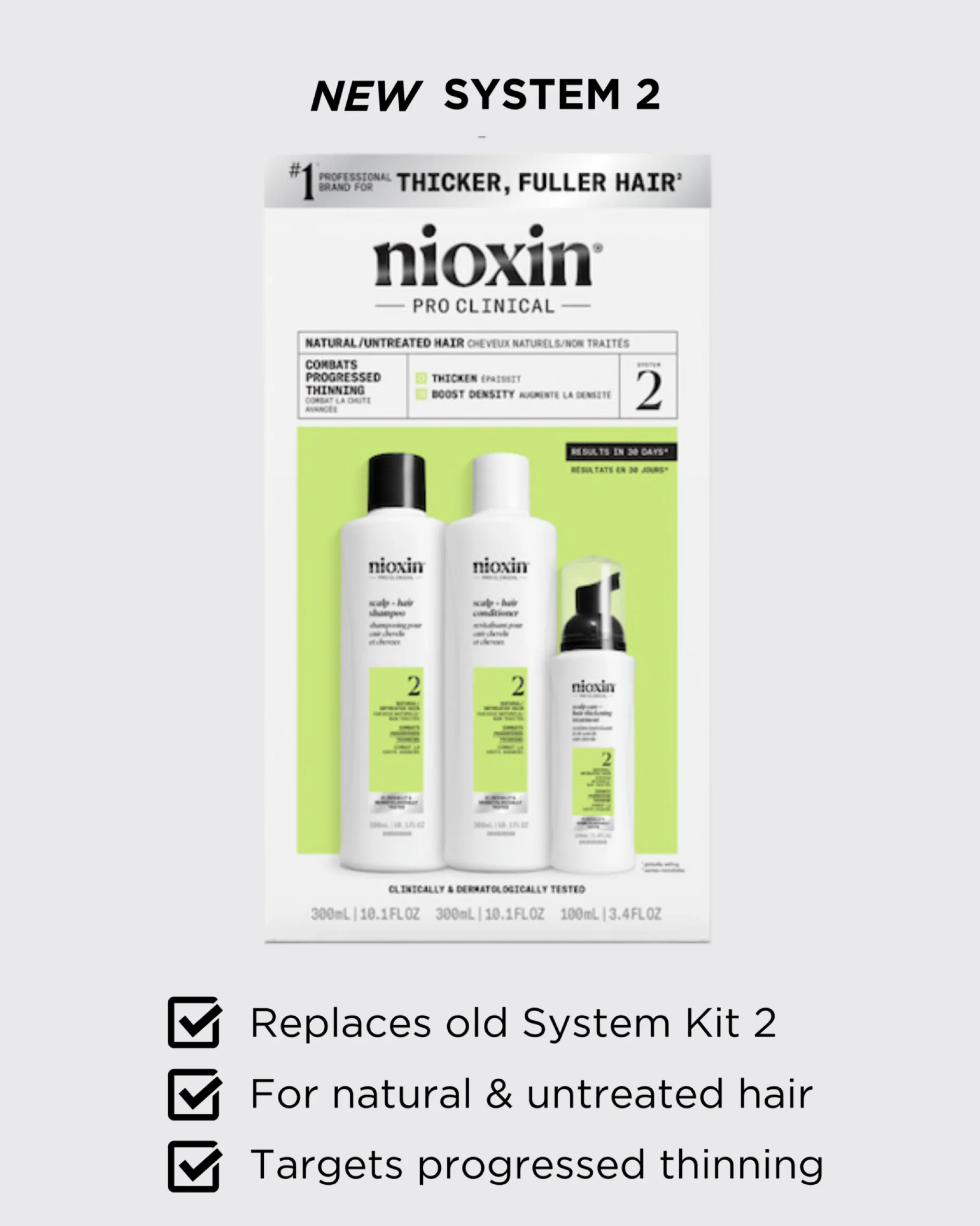 Nioxin System 2 Trial Kit 340 ml