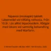 Nipaxon 50mg 15 tabletter