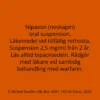 Nipaxon oral suspension 2,5mg/ml, 100ml