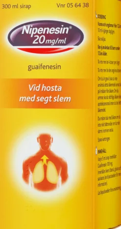 Nipenesin Sirap 20 mg/ml, 300 ml