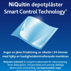 Niquitin Clear 7 mg / 24 timmar Depotplåster Nikotinplåster 7 st