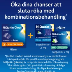 Niquitin Clear 14 mg /24 timmar Depotplåster Nikotinplåster 7 st