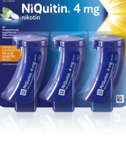 NiQuitin Mint 4 mg Komprimerad Sugtablett 60 St